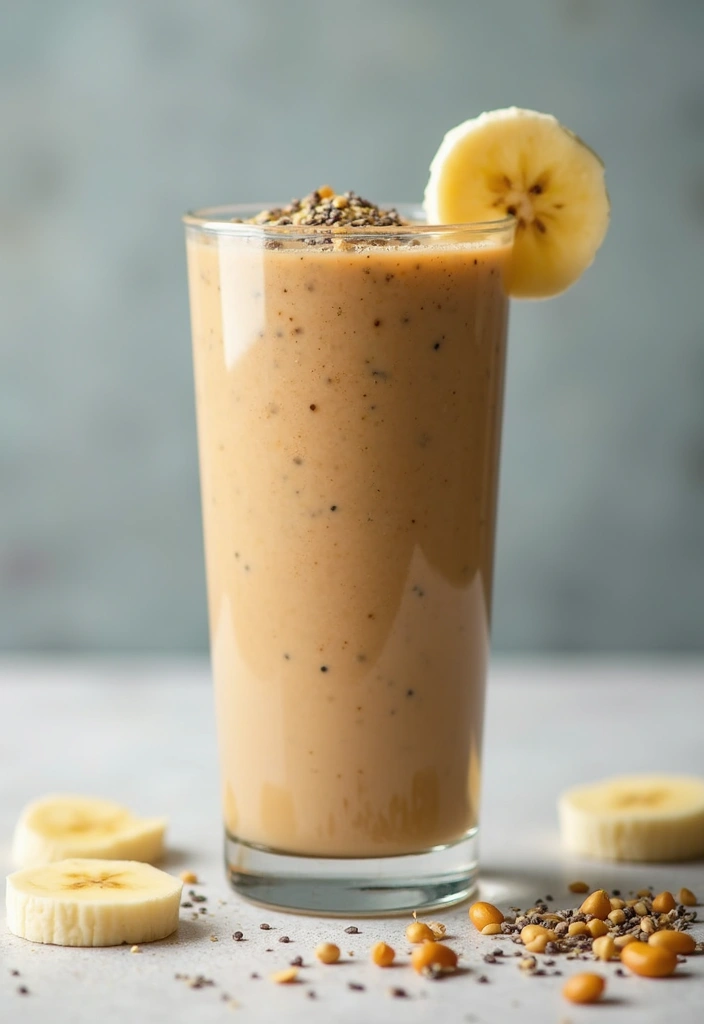 30 Healthy Meals for Picky Eaters (That They’ll Actually Love!) - 10. Peanut Butter Banana Smoothie