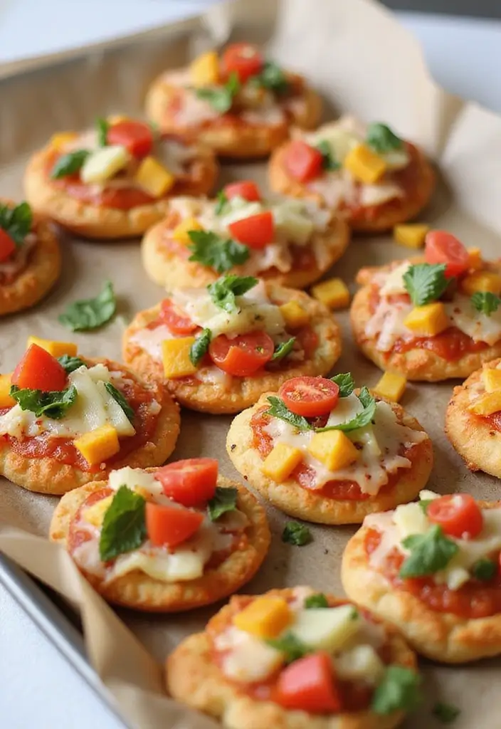 30 Healthy Meals for Picky Eaters (That They’ll Actually Love!) - 13. Homemade Pizza Bites