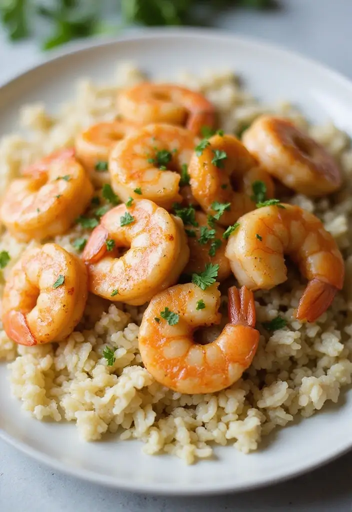 30 Healthy Meals for Picky Eaters (That They’ll Actually Love!) - 27. Garlic Butter Shrimp with Rice