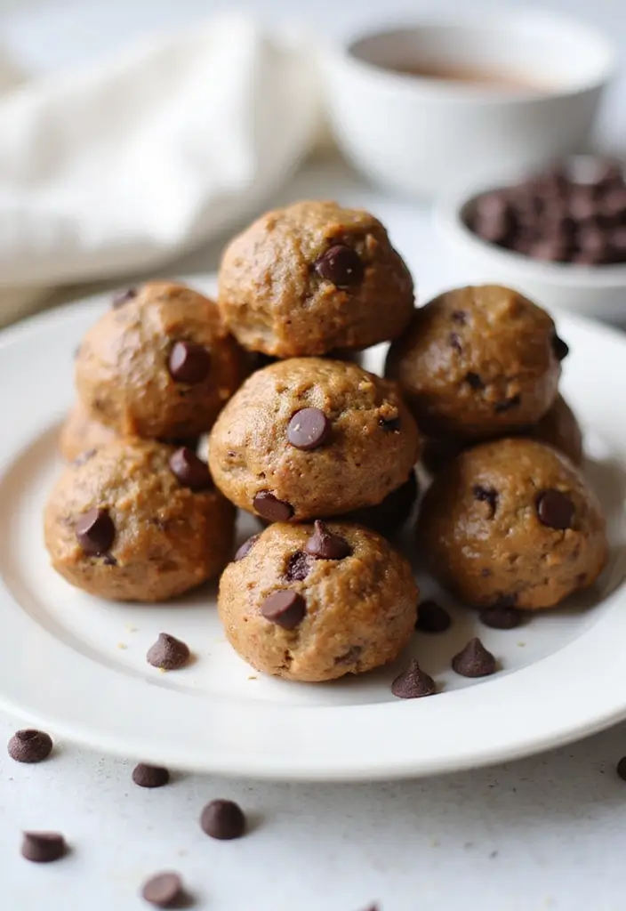 30 Healthy Meals for Picky Eaters (That They’ll Actually Love!) - 30. Chocolate Chip Energy Balls
