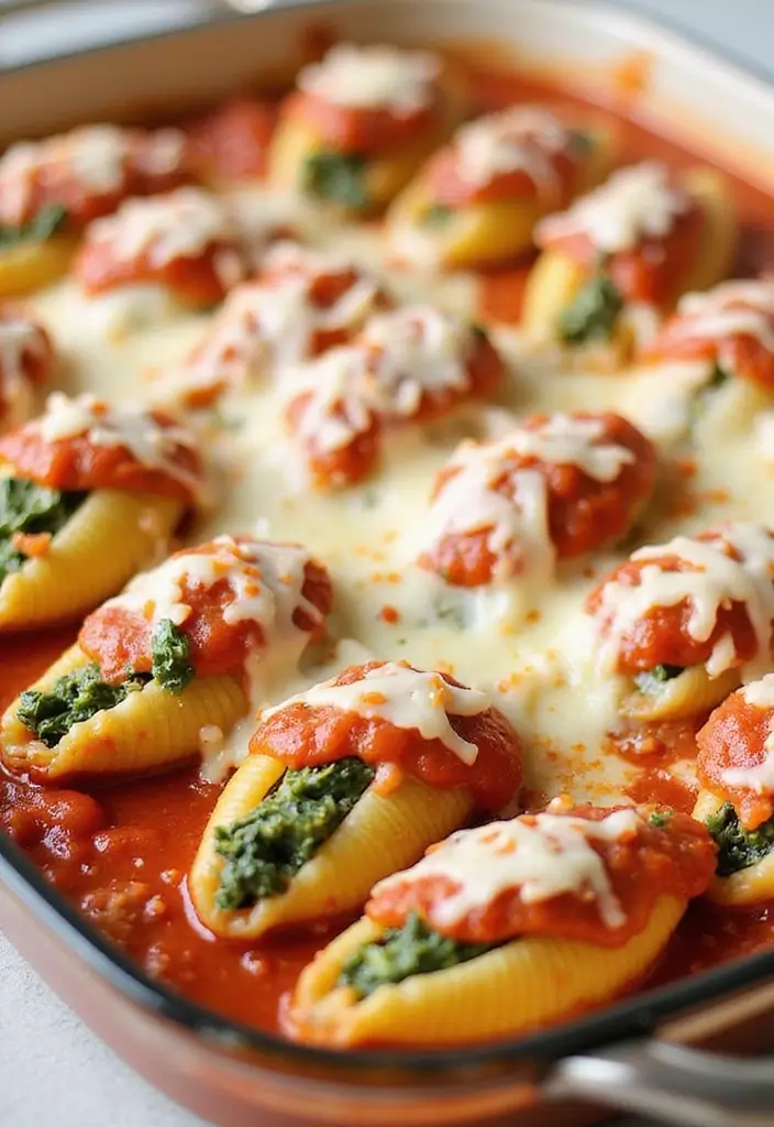 30 Healthy Meals for Picky Eaters (That They’ll Actually Love!) - 7. Spinach and Cheese Stuffed Shells