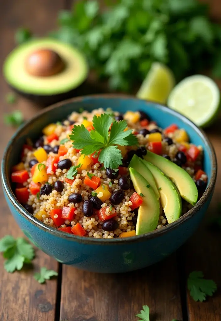 30 Healthy Summer Meals That Keep You Cool and Light - 1. Quinoa and Black Bean Salad