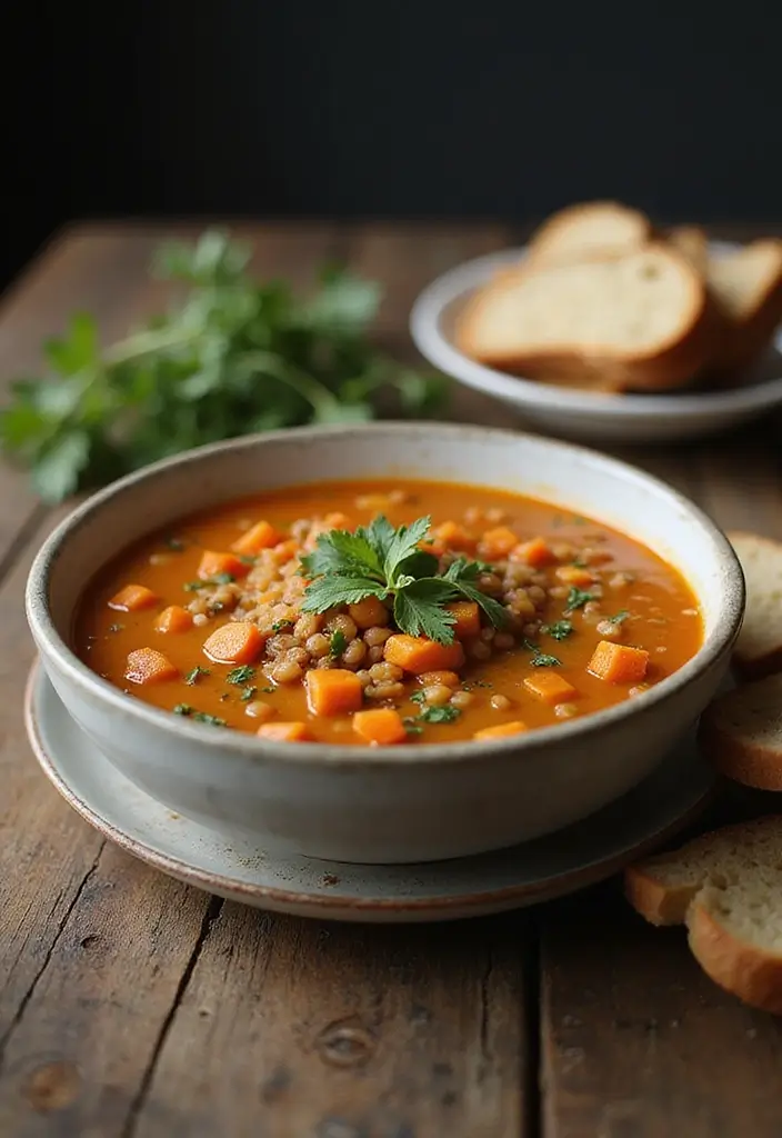30 Healthy Summer Meals That Keep You Cool and Light - 13. Spiced Lentil and Carrot Soup