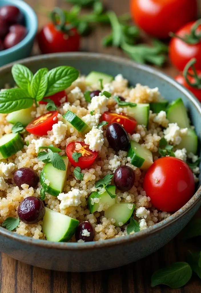 30 Healthy Summer Meals That Keep You Cool and Light - 20. Mediterranean Quinoa Bowl