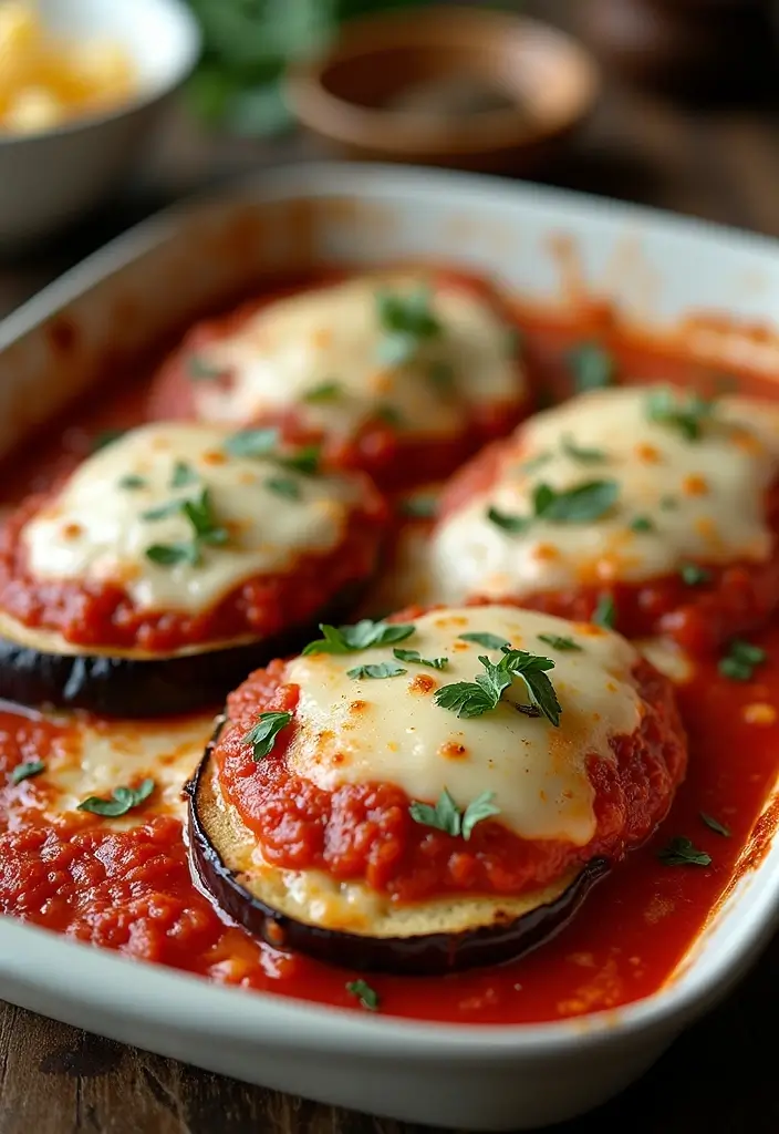 30 Healthy Vegetarian Meals Even Meat Lovers Will Enjoy - 28. Eggplant Parmesan
