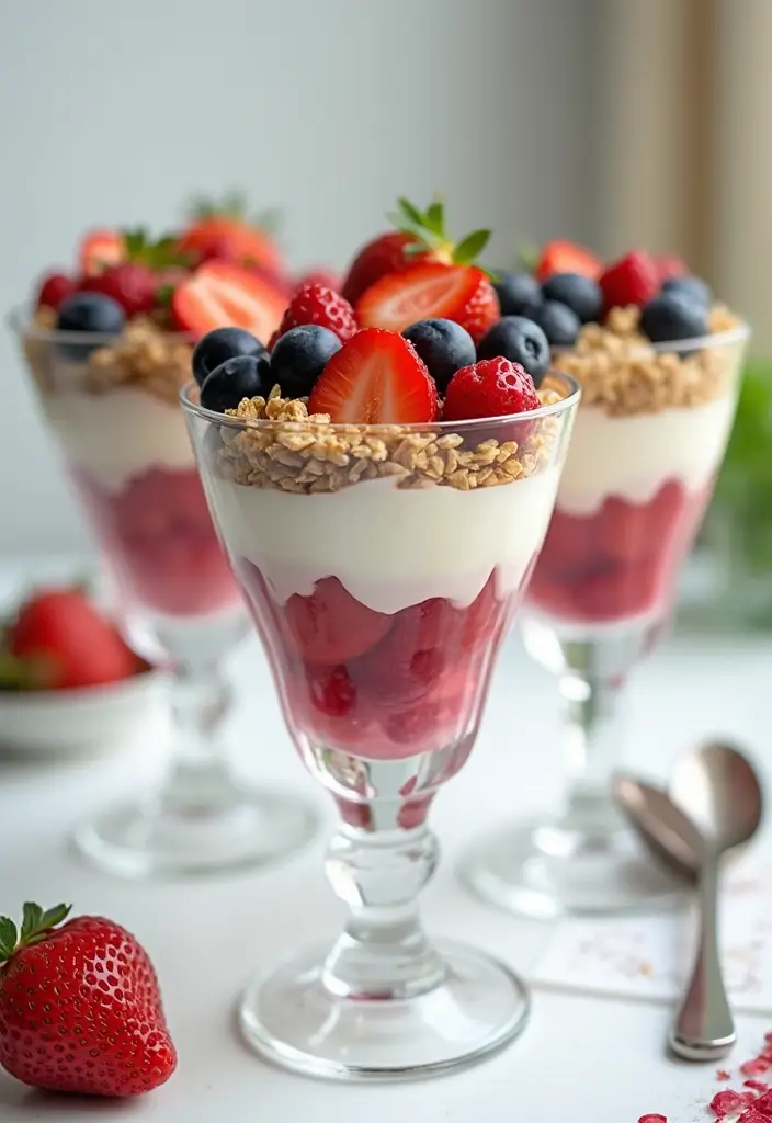 30 Healthy Vegetarian Meals Even Meat Lovers Will Enjoy - 30. Fruit and Yogurt Parfait