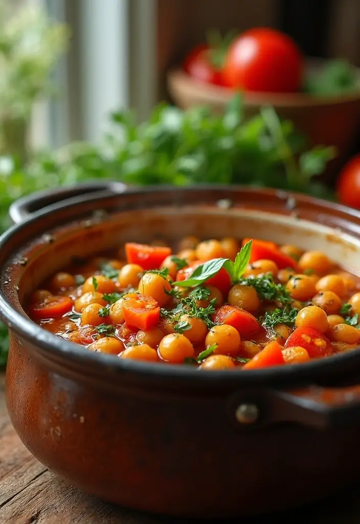30 Healthy Vegetarian Meals Even Meat Lovers Will Enjoy - 4. Mediterranean Chickpea Stew
