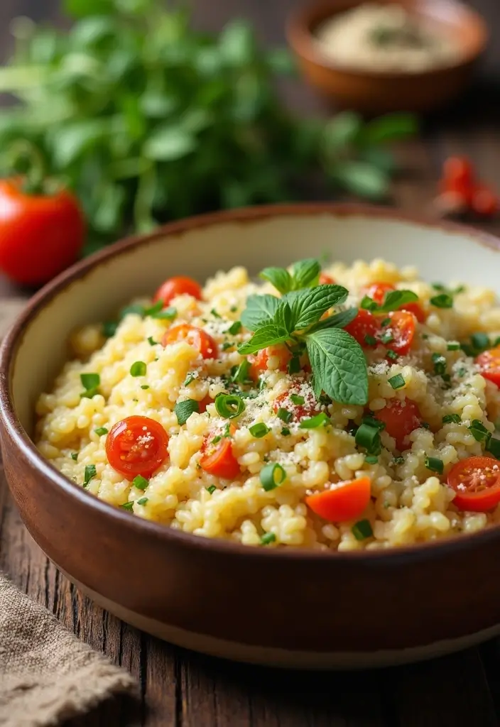 30 Healthy Vegetarian Meals Even Meat Lovers Will Enjoy - 8. Creamy Vegetable Risotto