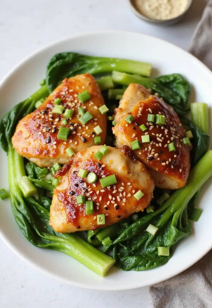 30 High Protein Healthy Meals for Weight Loss & Strength - 3. Asian Sesame Chicken Thighs