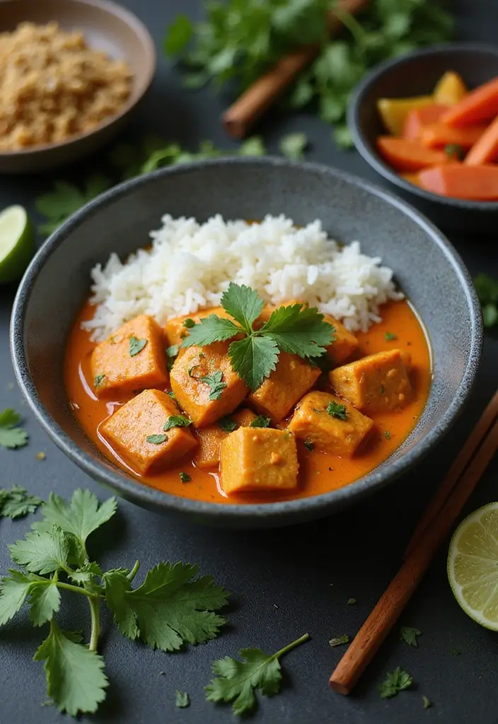 30 One Pot Healthy Meals for Stress-Free Cooking - 10. Thai Red Curry Chicken