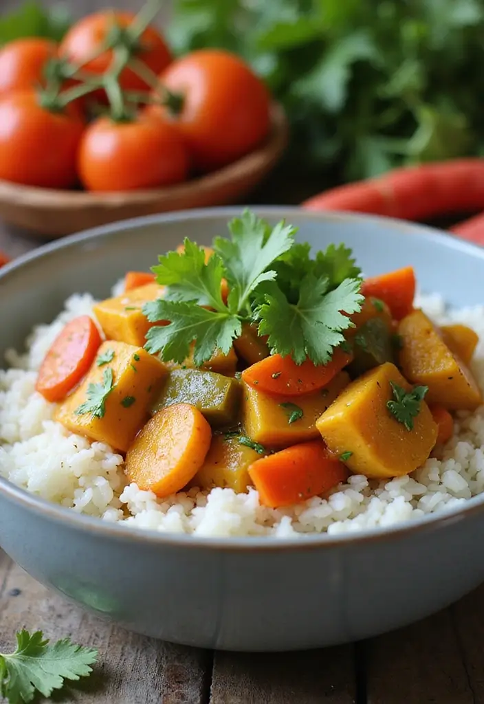 30 One Pot Healthy Meals for Stress-Free Cooking - 11. Vegetable Coconut Curry