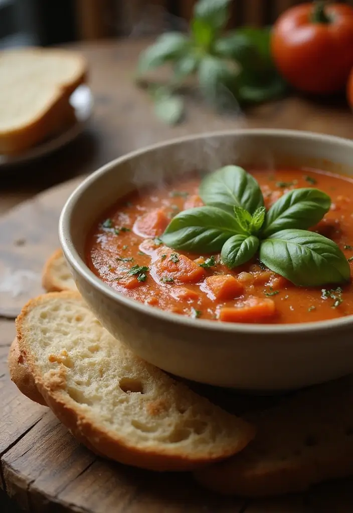 30 One Pot Healthy Meals for Stress-Free Cooking - 14. Tomato Basil Soup