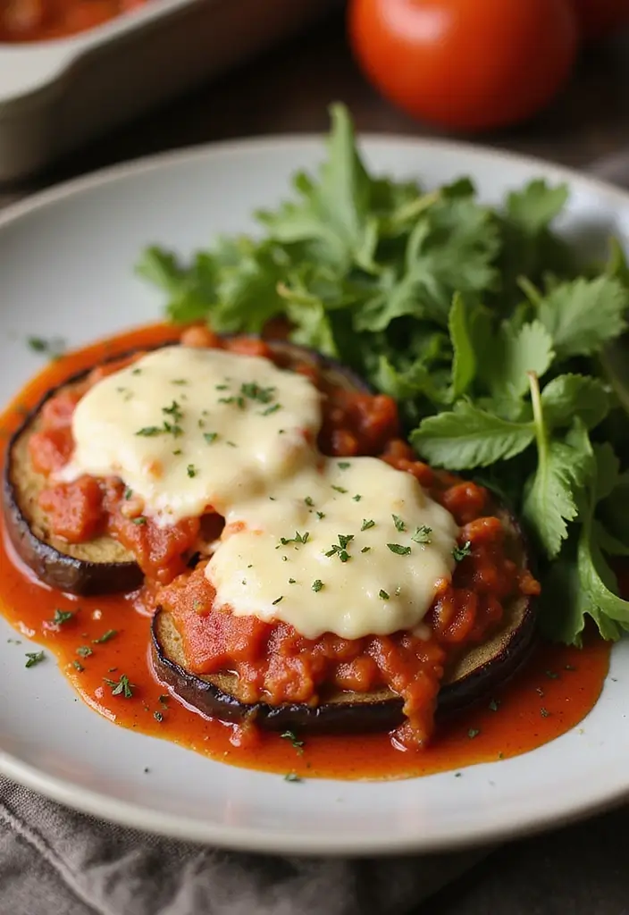 30 One Pot Healthy Meals for Stress-Free Cooking - 20. Eggplant Parmesan