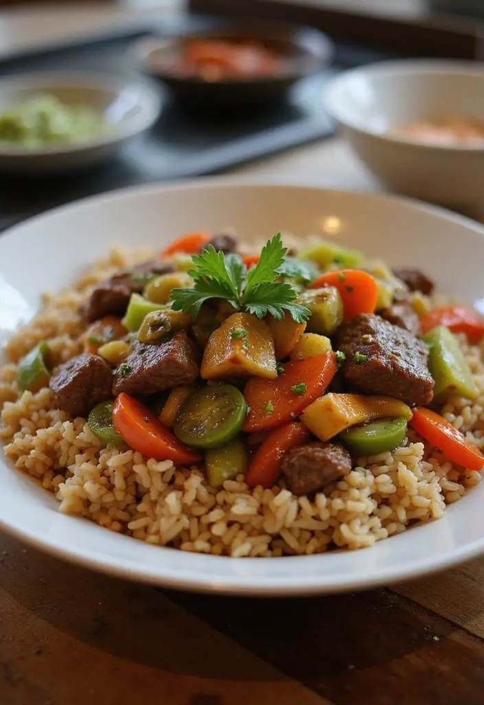 30 One Pot Healthy Meals for Stress-Free Cooking - 9. Beef and Vegetable Stir Fry