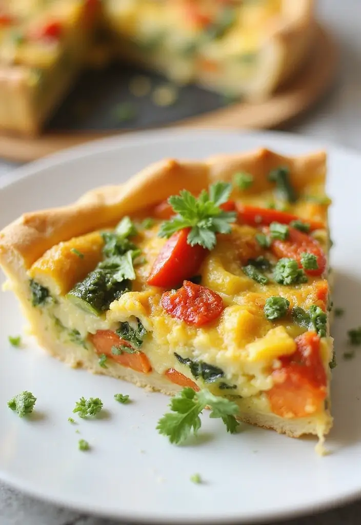 30 Quick & Easy Healthy Meals for Busy People - 19. Veggie-loaded Quiche