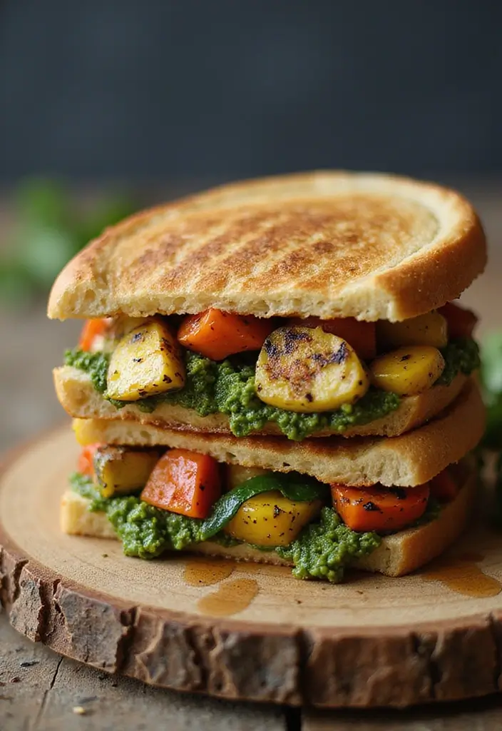 30 Quick & Easy Healthy Meals for Busy People - 23. Grilled Veggie Sandwich
