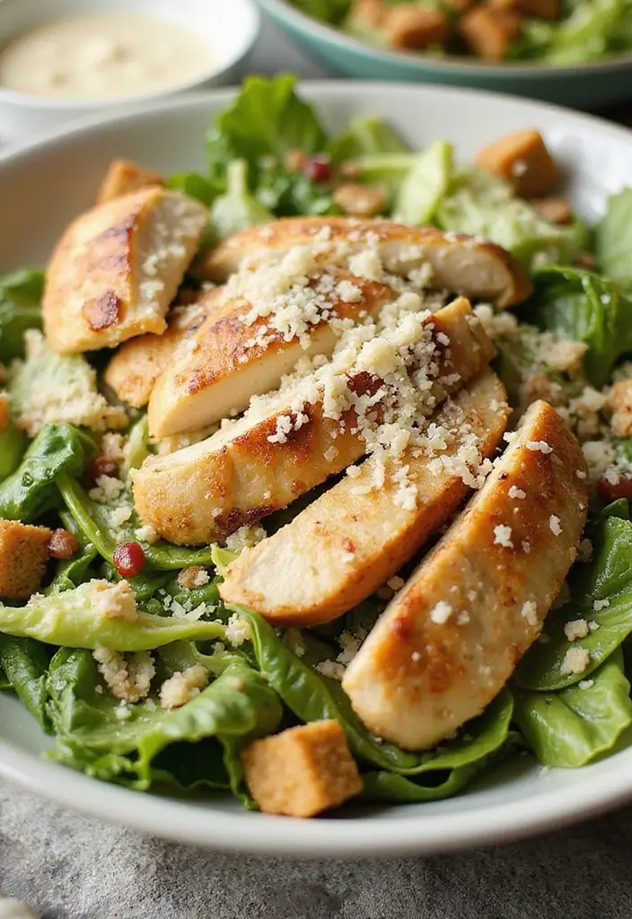 30 Quick & Easy Healthy Meals for Busy People - 24. Chicken Caesar Salad