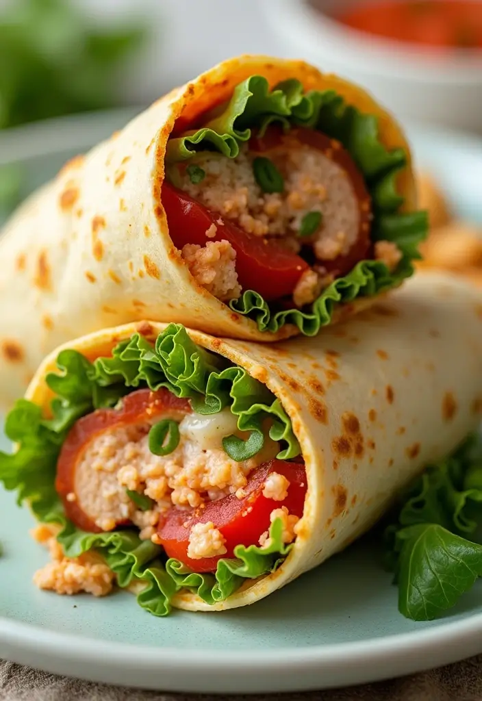 30 Quick & Easy Healthy Meals for Busy People - 30. Spicy Tuna Salad Wrap