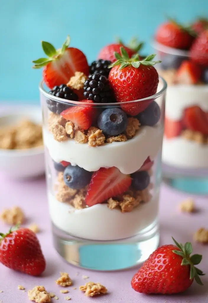 30 Quick & Easy Healthy Meals for Busy People - 4. Greek Yogurt Parfait