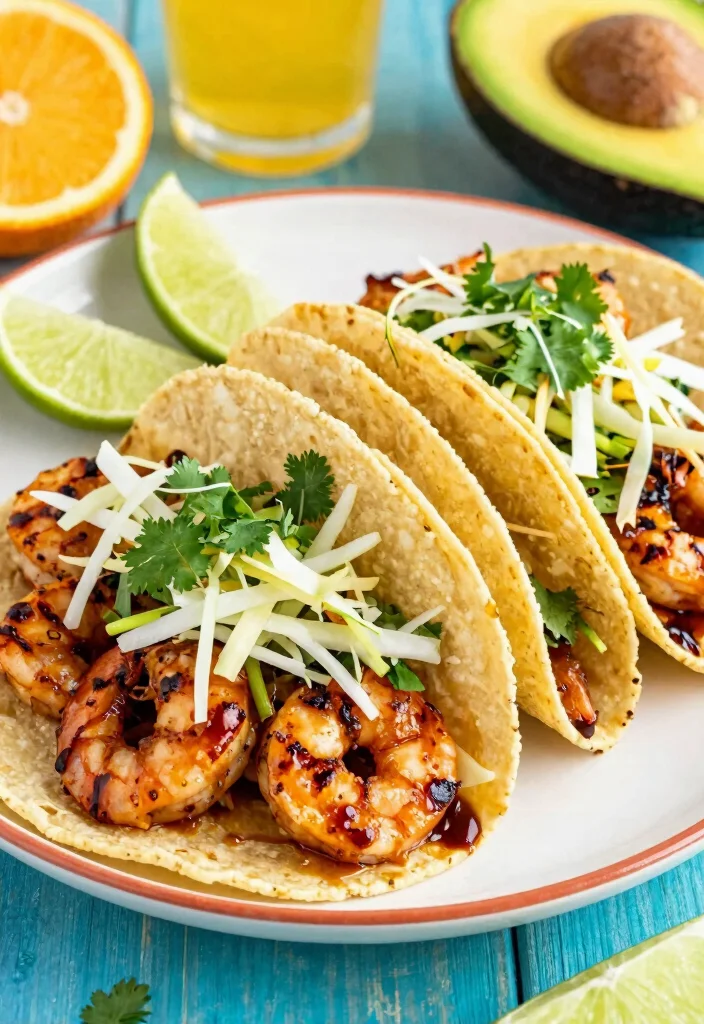 10 BBQ Dinner Recipes for Easy Flavorful Weeknight Meals - 5. BBQ Shrimp Tacos with Slaw
