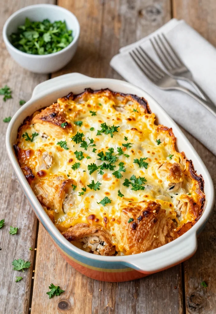 10 Crescent Roll Dinner Recipes for Fast Family-Friendly Meals - 1. Cheesy Chicken Crescent Roll Casserole