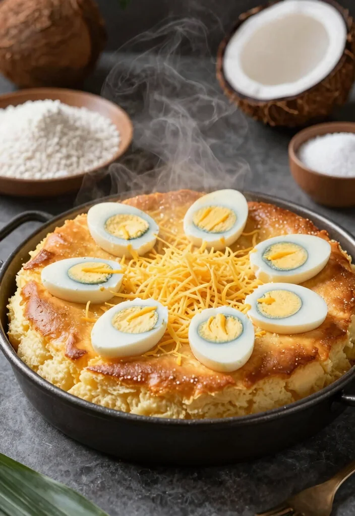 10 Filipino Dessert Recipes for Sweet Easy Traditional Treats - 1. Bibingka - A Classic Rice Cake