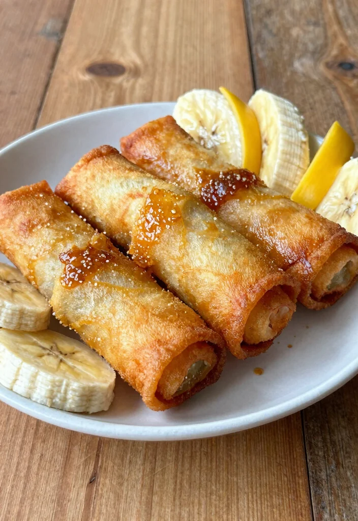 10 Filipino Dessert Recipes for Sweet Easy Traditional Treats - 8. Turon - Caramelized Banana Rolls