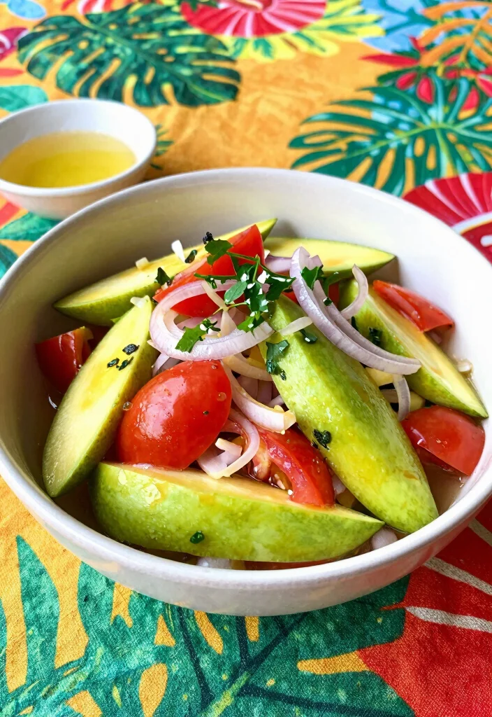 10 Filipino Vegetarian Recipes for Fresh Easy Plant Meals - 8. Kinilaw na Mangga (Green Mango Salad)
