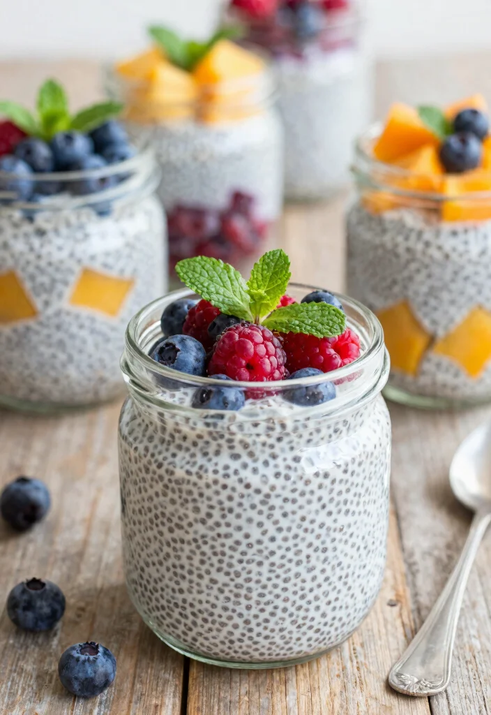 10 GERD-Friendly Vegan Recipes for Gentle Simple Eating - 6. Coconut Chia Pudding