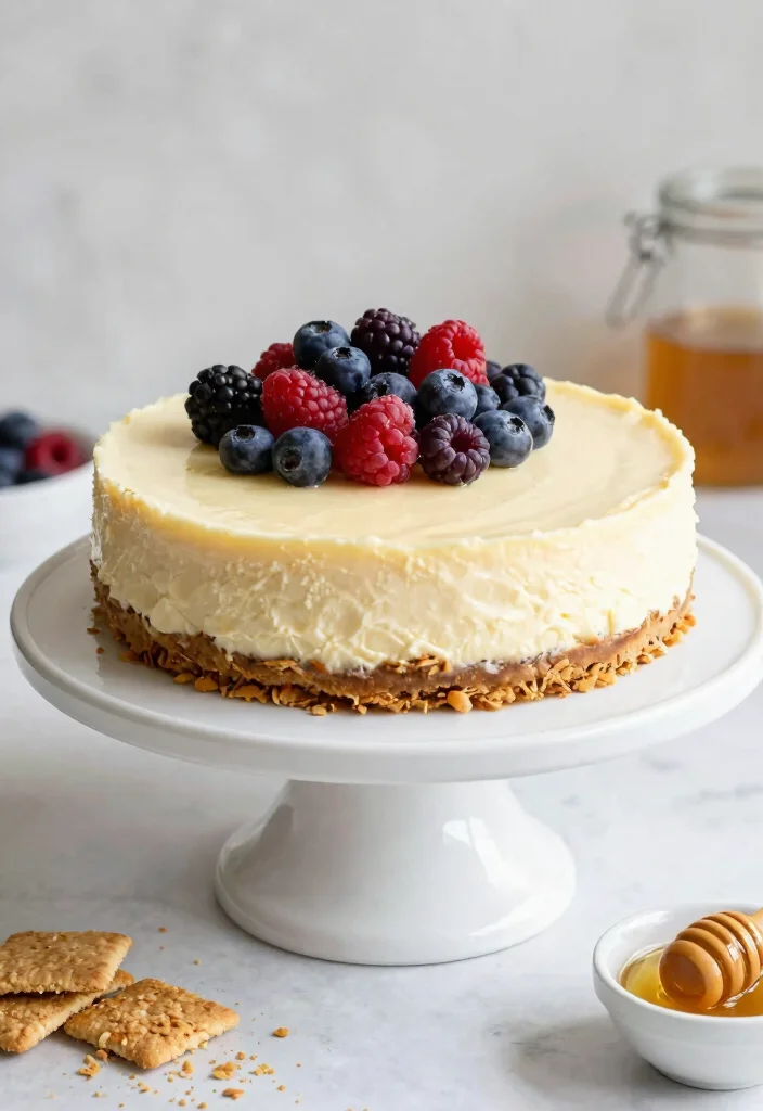 10 High-Protein Dessert Recipes for Light Satisfying Sweets - 9. No-Bake Protein Cheesecake