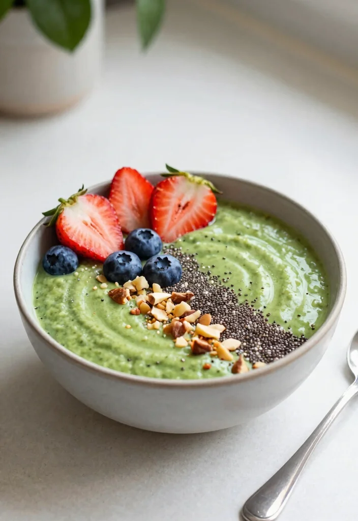10 Keto Kale Recipes for Fresh Nutritious Low-Carb Meals - 1. Creamy Kale Smoothie Bowl