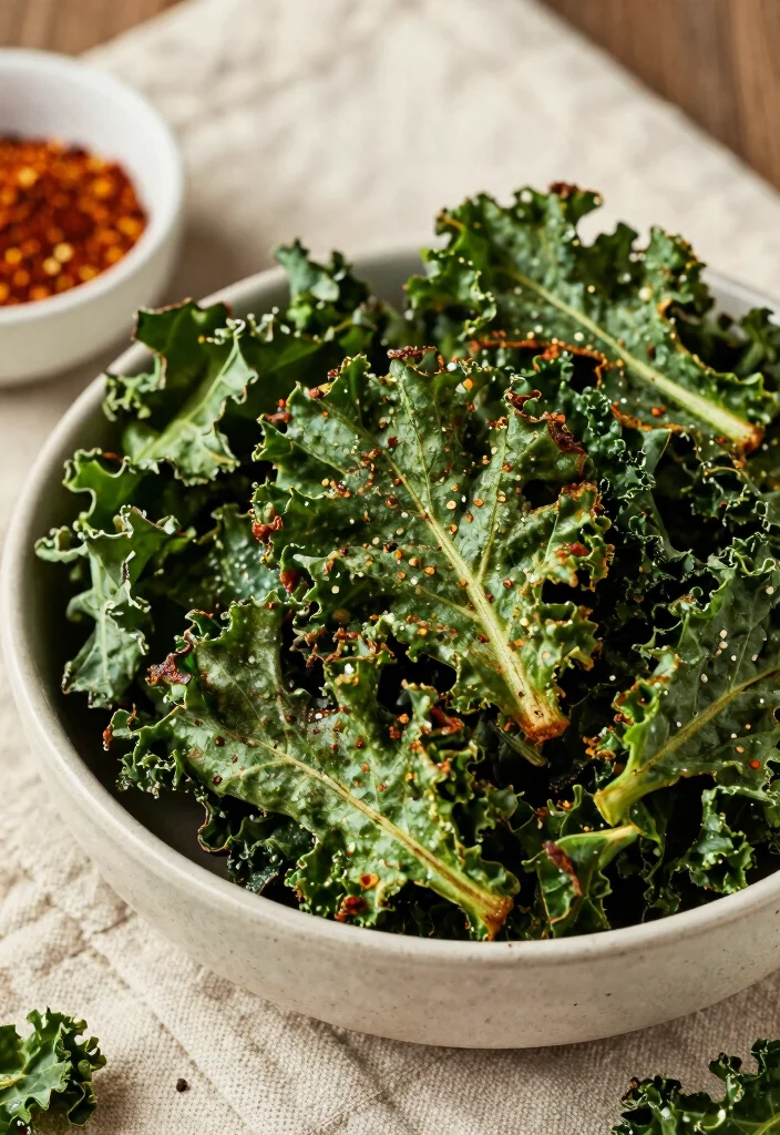 10 Keto Kale Recipes for Fresh Nutritious Low-Carb Meals - 4. Spicy Kale Chips