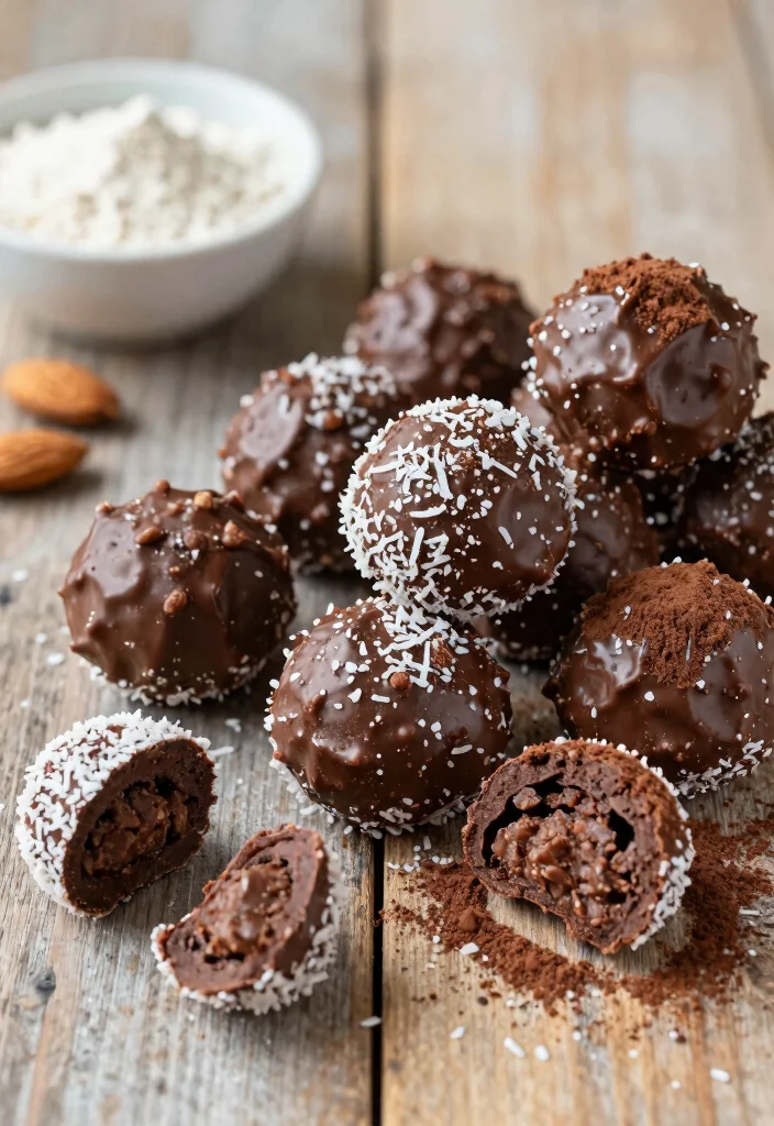 10 Keto Paleo Recipes for Clean Low-Carb Eating - 10. Chocolate Coconut Energy Bites