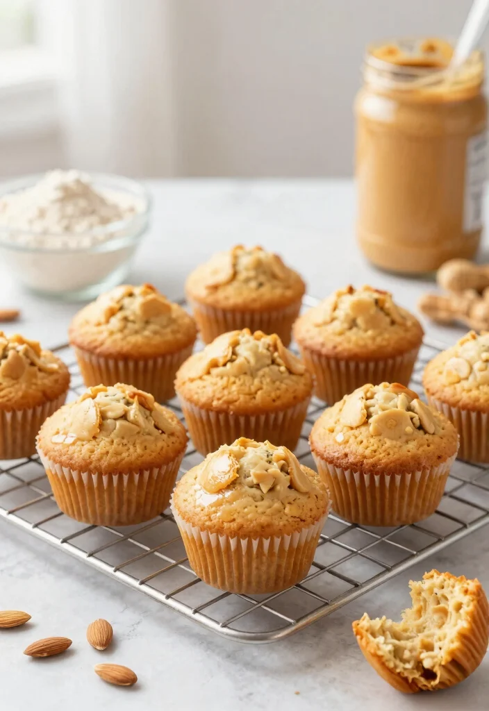 10 Keto Peanut Butter Recipes for Simple High-Protein Treats - 5. Keto Peanut Butter Muffins