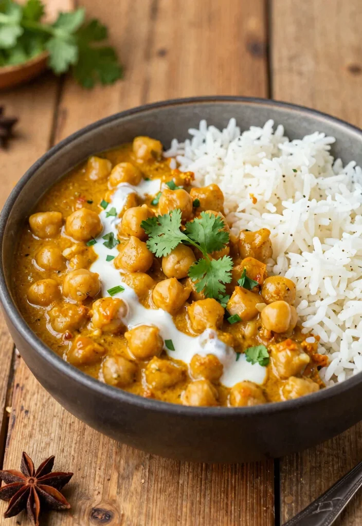 10 Trader Joe’s Vegetarian Recipes for Easy Budget-Friendly Meals - 10. Chickpea Curry with Coconut Milk
