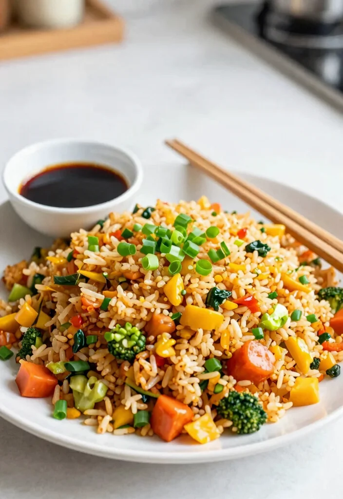 10 Trader Joe’s Vegetarian Recipes for Easy Budget-Friendly Meals - 2. Vegetable Fried Rice