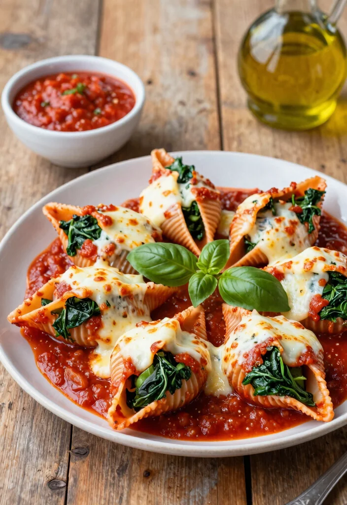 10 Trader Joe’s Vegetarian Recipes for Easy Budget-Friendly Meals - 5. Spinach and Ricotta Stuffed Shells