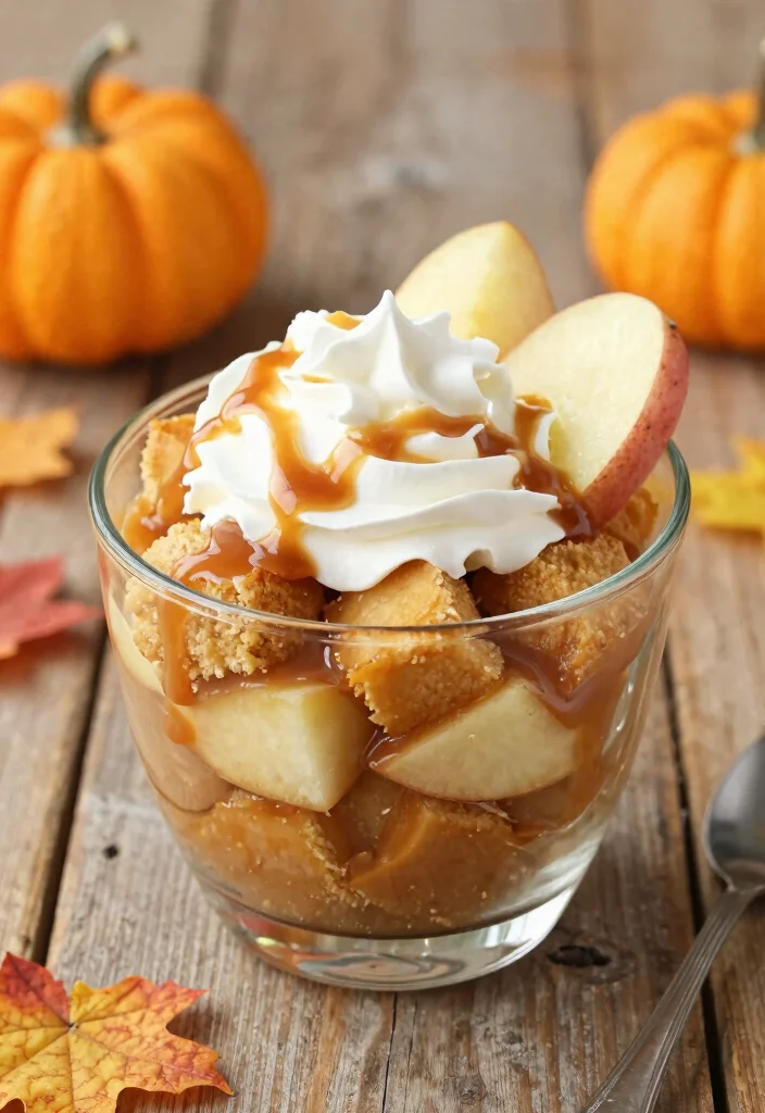 10 Trifle Dessert Recipes for Simple Layered Crowd Pleasers - 10. Caramel Apple Trifle