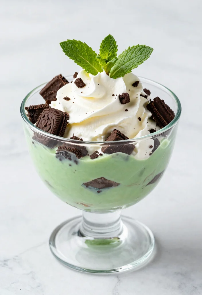10 Trifle Dessert Recipes for Simple Layered Crowd Pleasers - 6. Mint Chocolate Chip Trifle