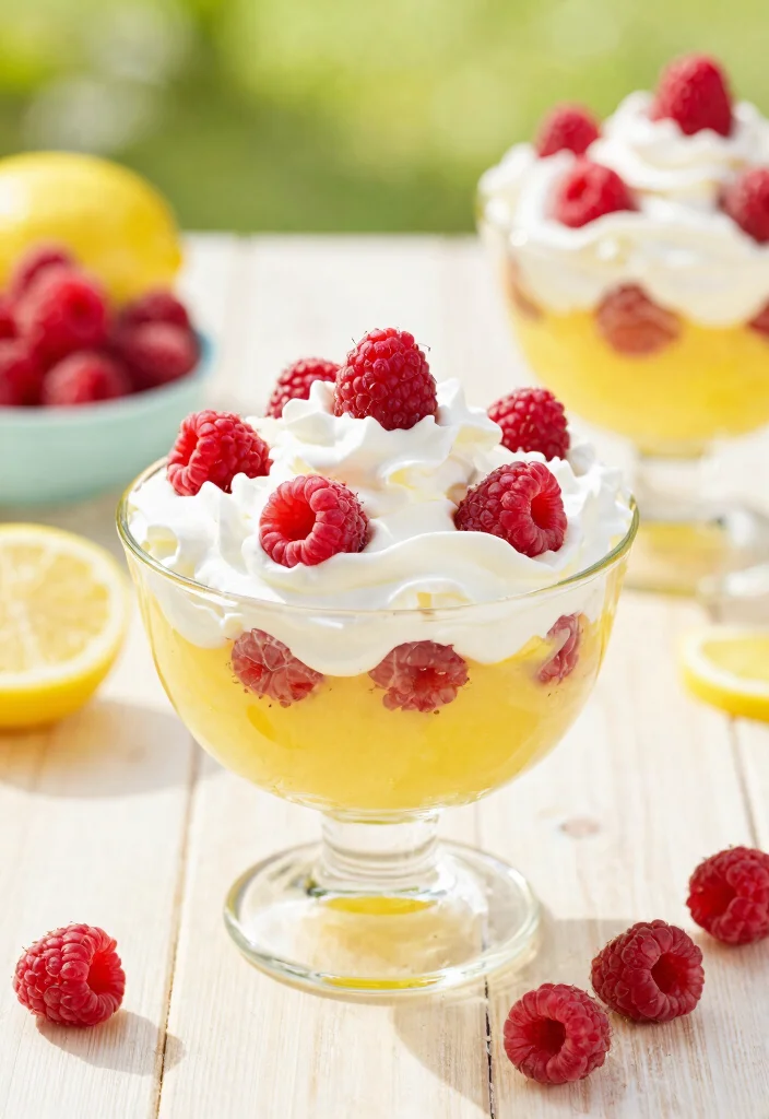 10 Trifle Dessert Recipes for Simple Layered Crowd Pleasers - 9. Raspberry Lemonade Trifle