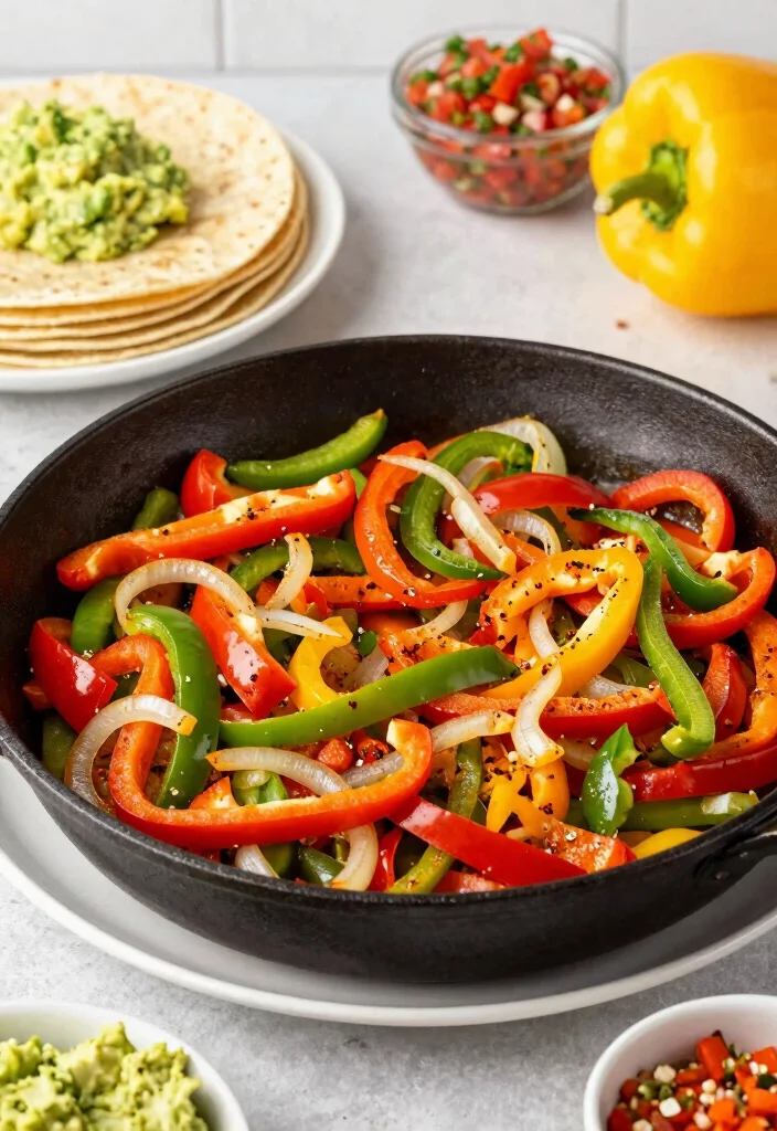 10 Vegan Bell Pepper Recipes for Fresh Flavorful Plates - 7. Bell Pepper Fajitas
