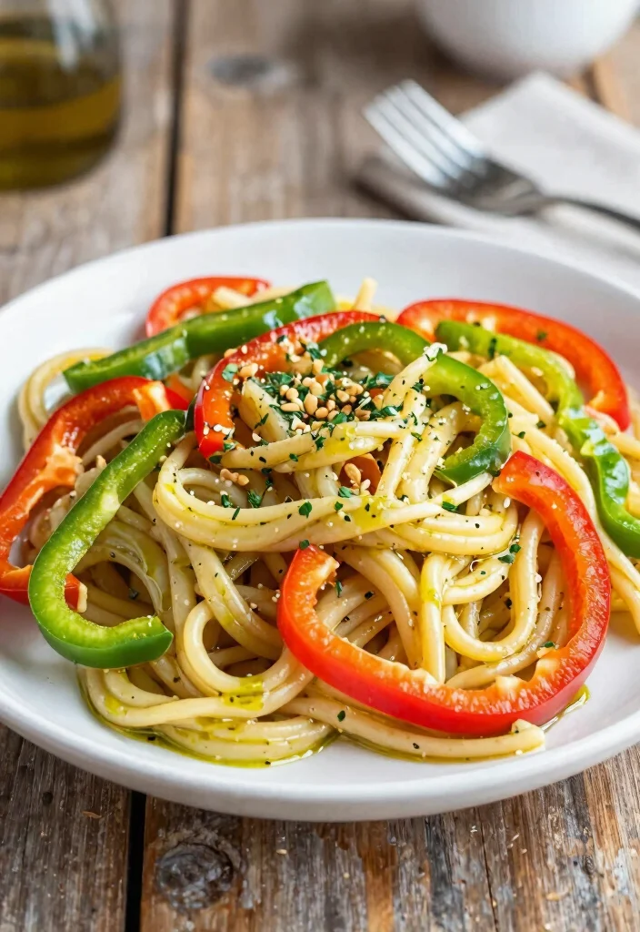 10 Vegan Bell Pepper Recipes for Fresh Flavorful Plates - 9. Bell Pepper Pasta