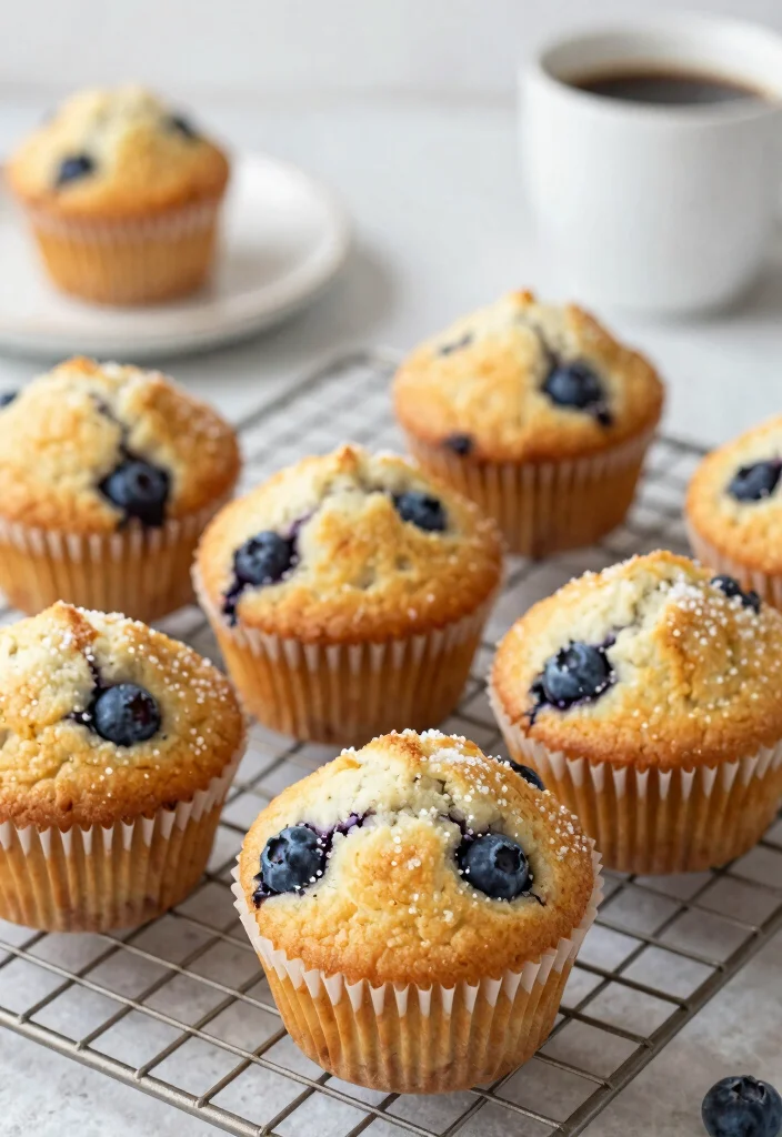 10 Vegan Blueberry Recipes for Fresh Sweet Plant-Based Treats - 4. Vegan Blueberry Muffins