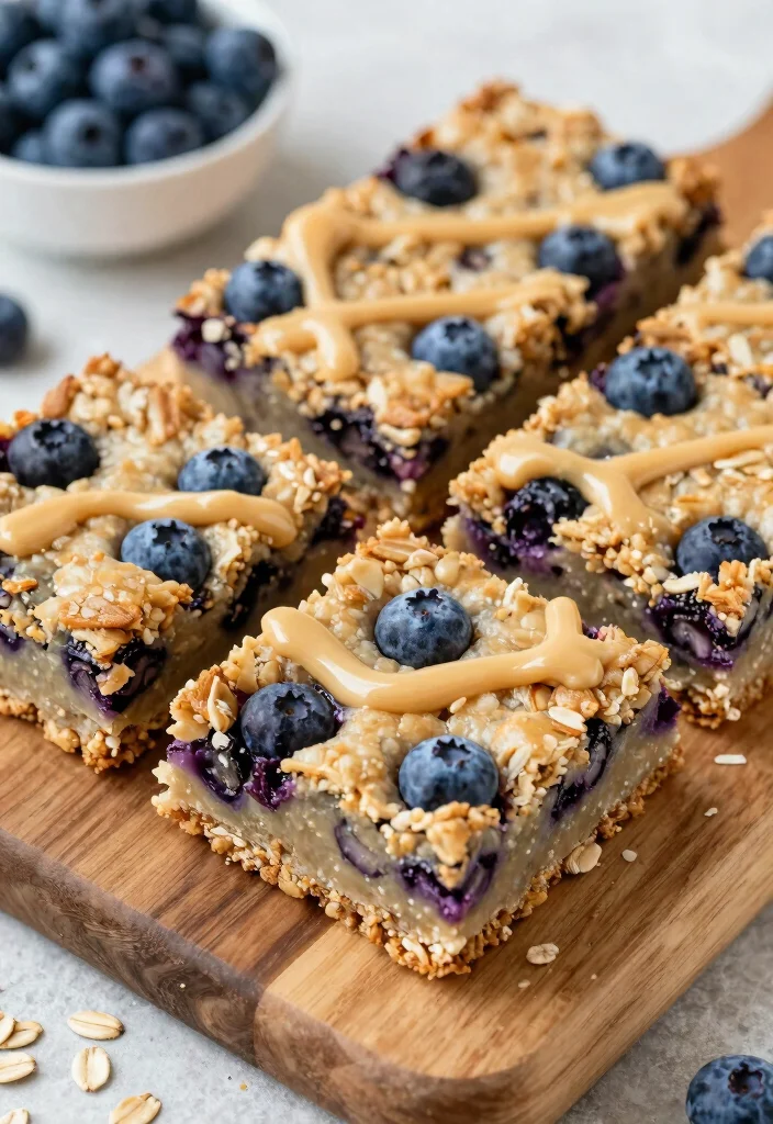10 Vegan Blueberry Recipes for Fresh Sweet Plant-Based Treats - 5. Blueberry Oatmeal Bars