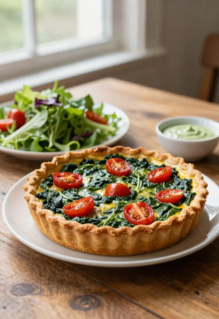 10 Vegan Just Egg Recipes for Easy Protein-Rich Meals - 2. Creamy Just Egg Quiche
