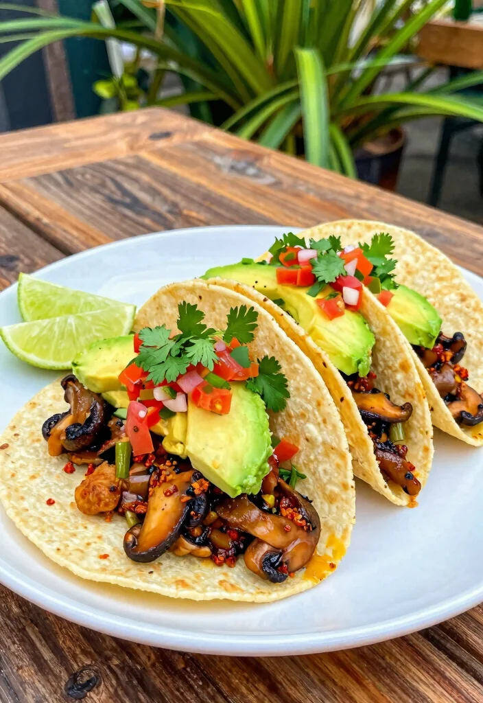 10 Vegan Oyster Mushroom Recipes for Simple Meaty Plant Dishes - 3. Spicy Oyster Mushroom Tacos