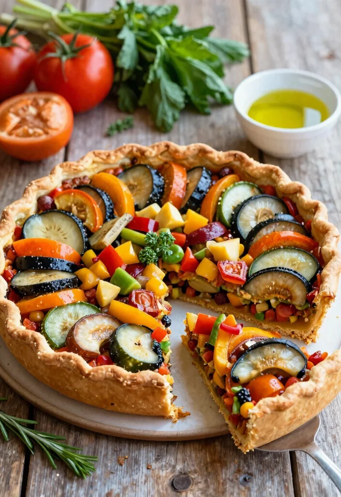 10 Vegan Savory Pie Recipes for Cozy Plant-Based Comfort - 7. Ratatouille Pie