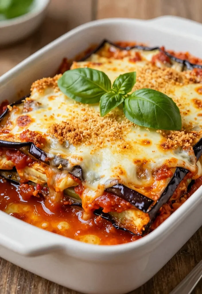 10 Vegetarian Dinner Party Recipes for Easy Elegant Meals - 6. Eggplant Parmesan