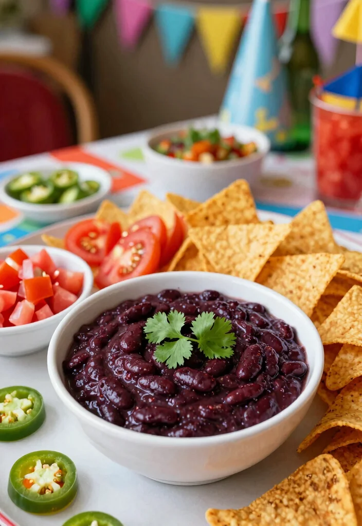 10 Vegetarian Dip Recipes for Simple Crowd-Friendly Snacks - 3. Spicy Black Bean Dip