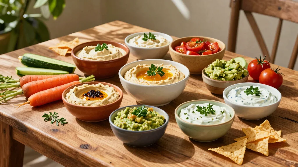 10 Vegetarian Dip Recipes for Simple Crowd-Friendly Snacks